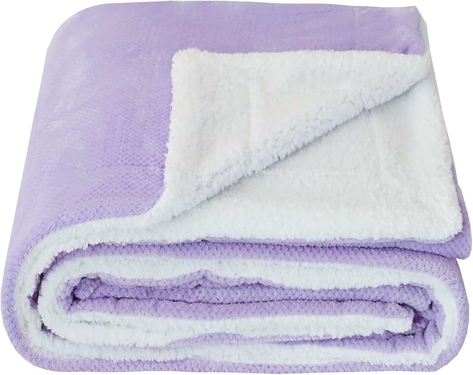 Amazon.co.uk lilac throw
