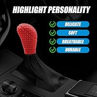 Vista 6 de Funda para pomo de palanca de cambios de automóvil, accesorios de protección para automóvil, protector de palanca de cambios de automóvil, funda