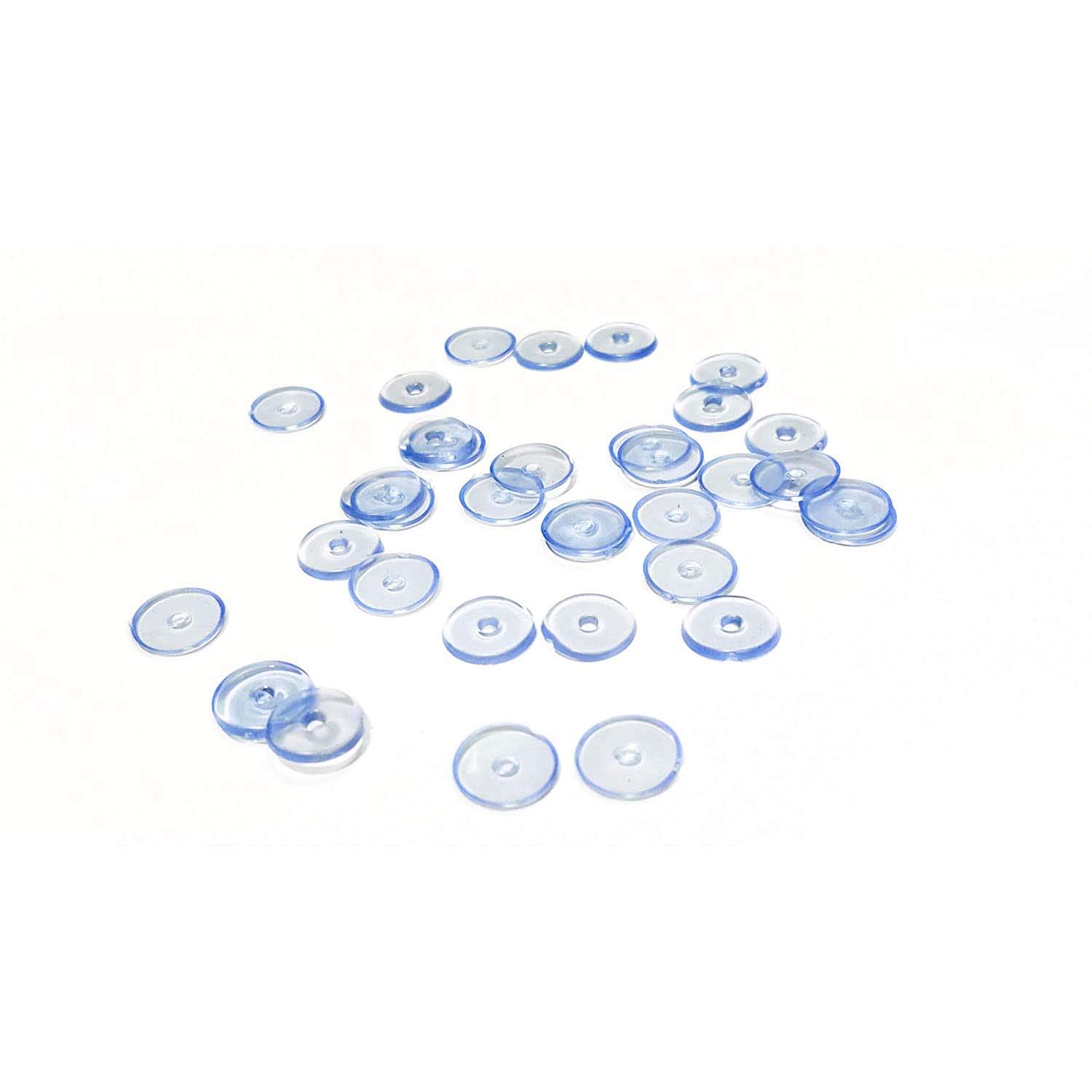 Johnson Tools Flat Bluish Silicone Ear Back Stoppers for Gold and Silver Ear rings (200pc) (B08X4ZBLJX) Amazon Price History, Amazon Price Tracker
