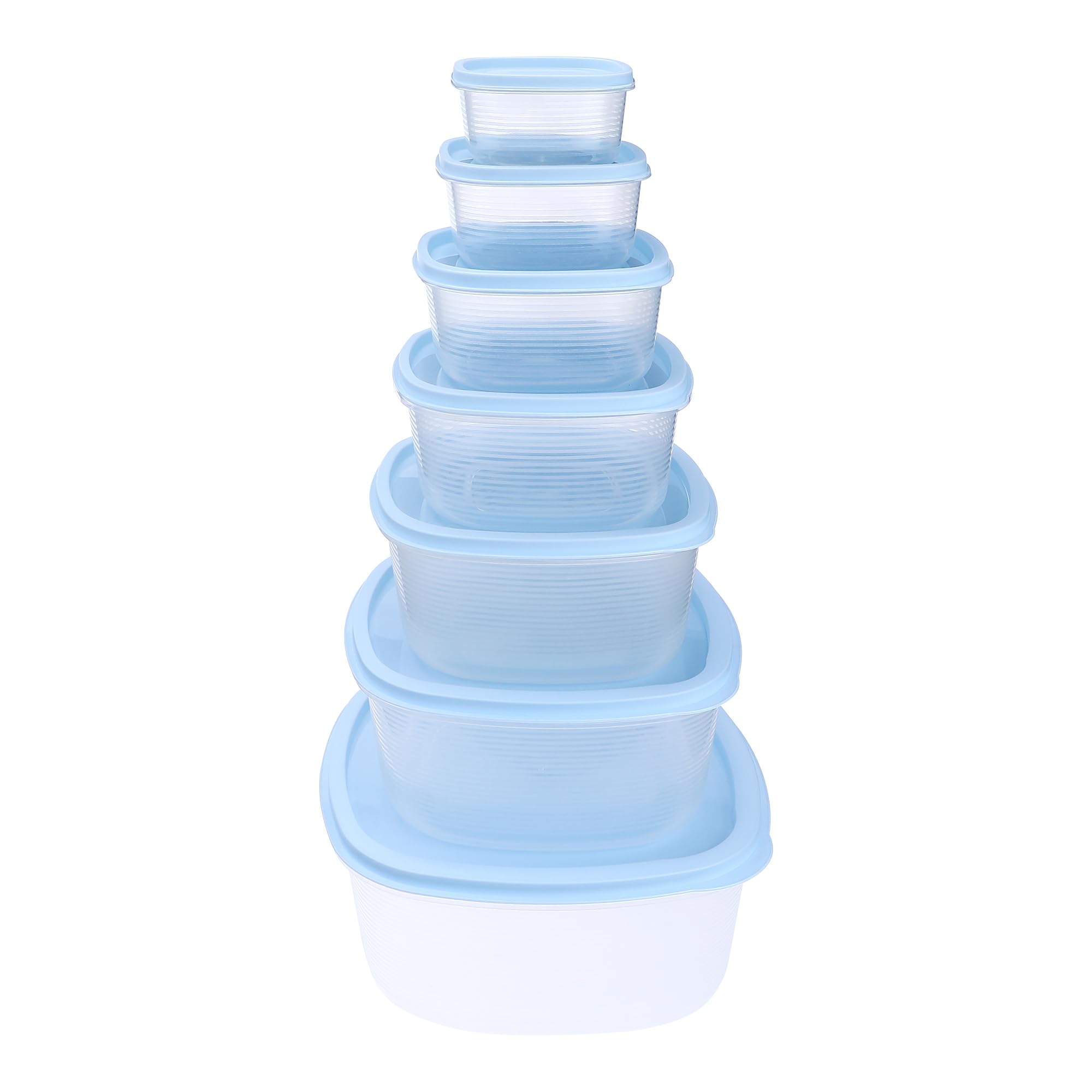 Food Storage Containers with Lids Plastic Meal Prep Food Containers Leakproof Durable Lunch Box for Microwave Freezer 7