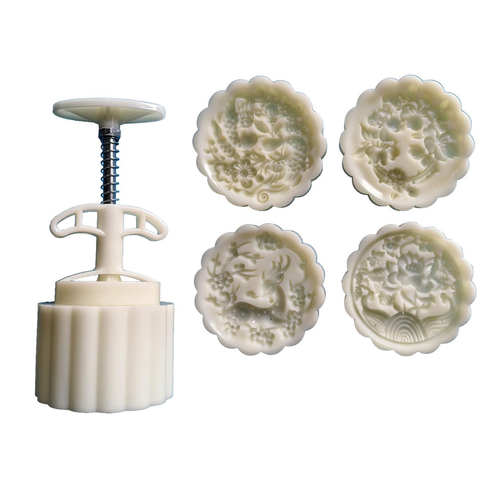 MICFENY 125g Animal Flower Stamp Cookie Mould Set Sturdy Cakes Set for Creative Baking and Cakes Making