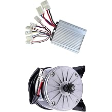 MY1016 36V 350W Brushed Motor Controller Set, 2750RPM 11T #25 Chain Drive Motor with 27A Speed Controller for ATV, Go Kart, Quad, Bicycle and E-Mini Bike Applications