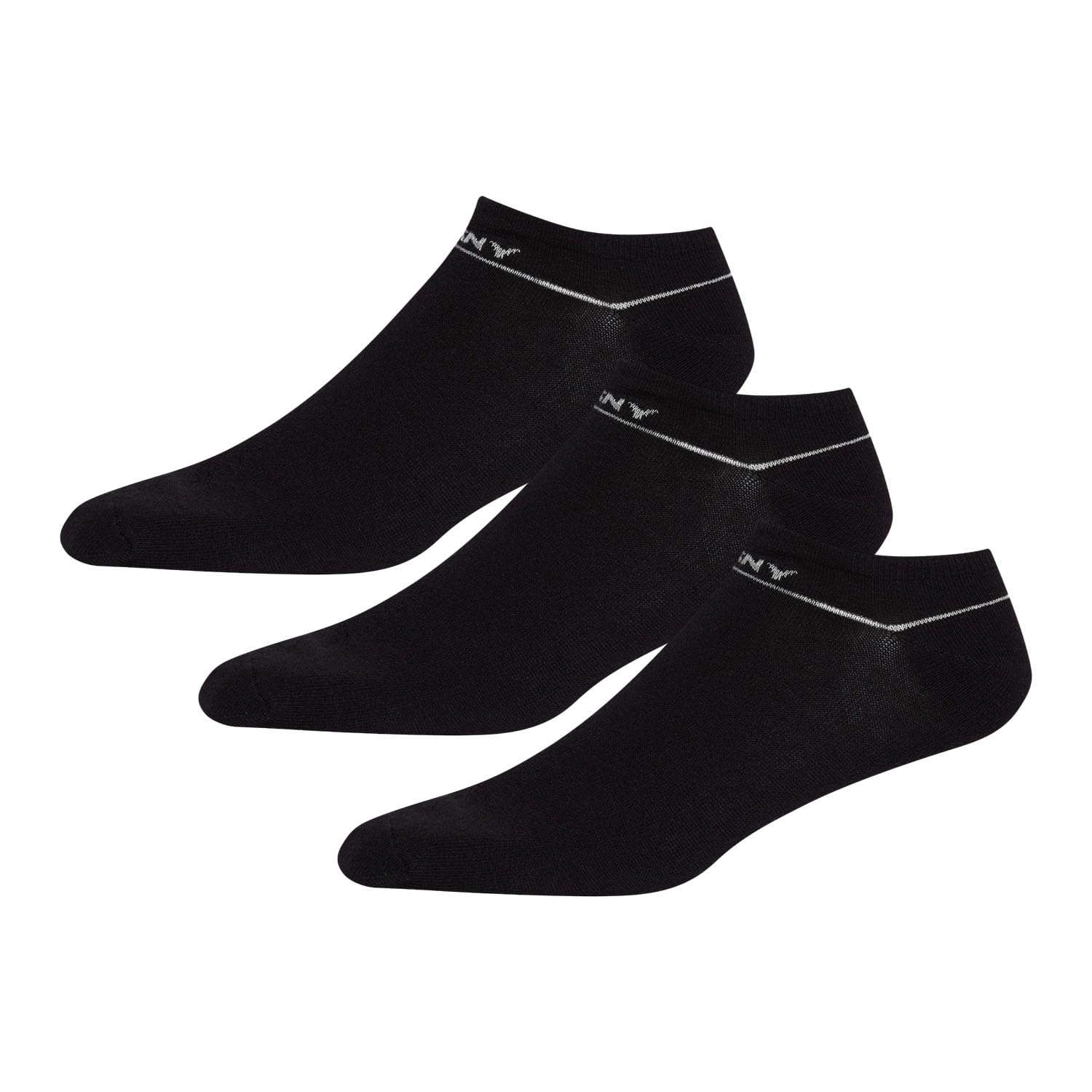 DKNY Jefferson Mens Ankle Socks: Pack of 3 Pairs | Comfortable & Breathable Cotton | Everyday Trainer Socks for Men | Multipack Trainer Socks | Shoe Size 7-11 UK