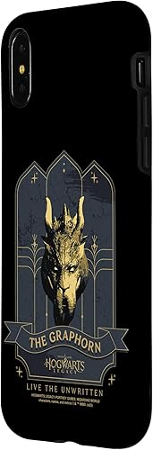 Miniatura 8 de Funda para iPhone 11 Pro Max Hogwarts Legacy The Graphorn Golden Logo V2