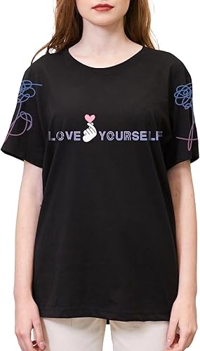 Miniatura 5 de Dolpind Camiseta Kpop Love Yourself Suga Jungkook Jimin V Rap Jin Jhope Camiseta Mercancía