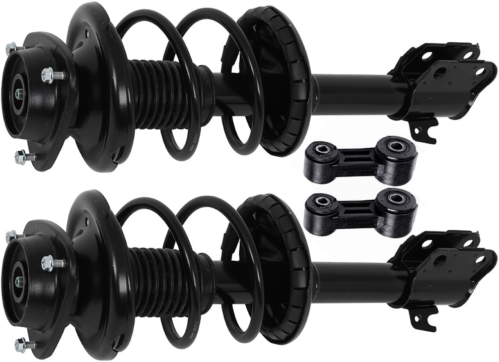 Struts Shock suspension kit for 2003 for Subaru Baja 2000 2001 2002 2003 2004 for Subaru Outback Front Complete Strut Assembly,Stabilizer Bar Link 4 Pcs, 172243 172242 K80693