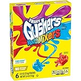 Fruit Gushers Mouth Mixers Punch Berry Fruit Flavored Snacks 6 ct Box, 5.4 oz
