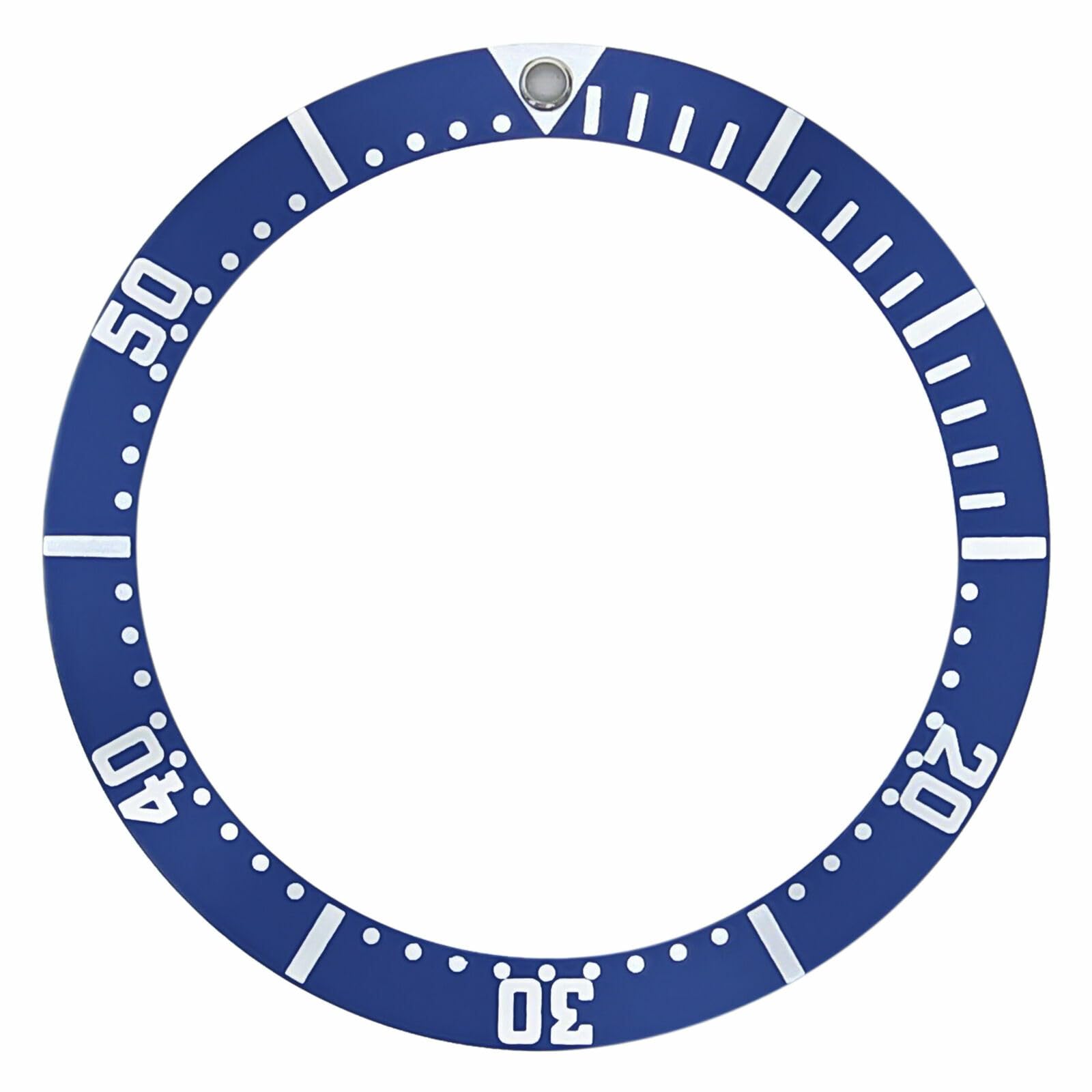 Ewatchparts BEZEL INSERT COMPATIBLE WITH OMEGA SEAMASTER JAMES BOND 200M WATCH BLUE 38MM CASE