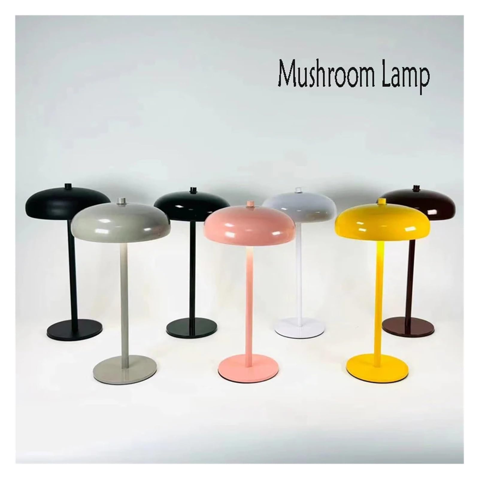 Lámpara de mesita de noche decorativa LED recargable con control táctil