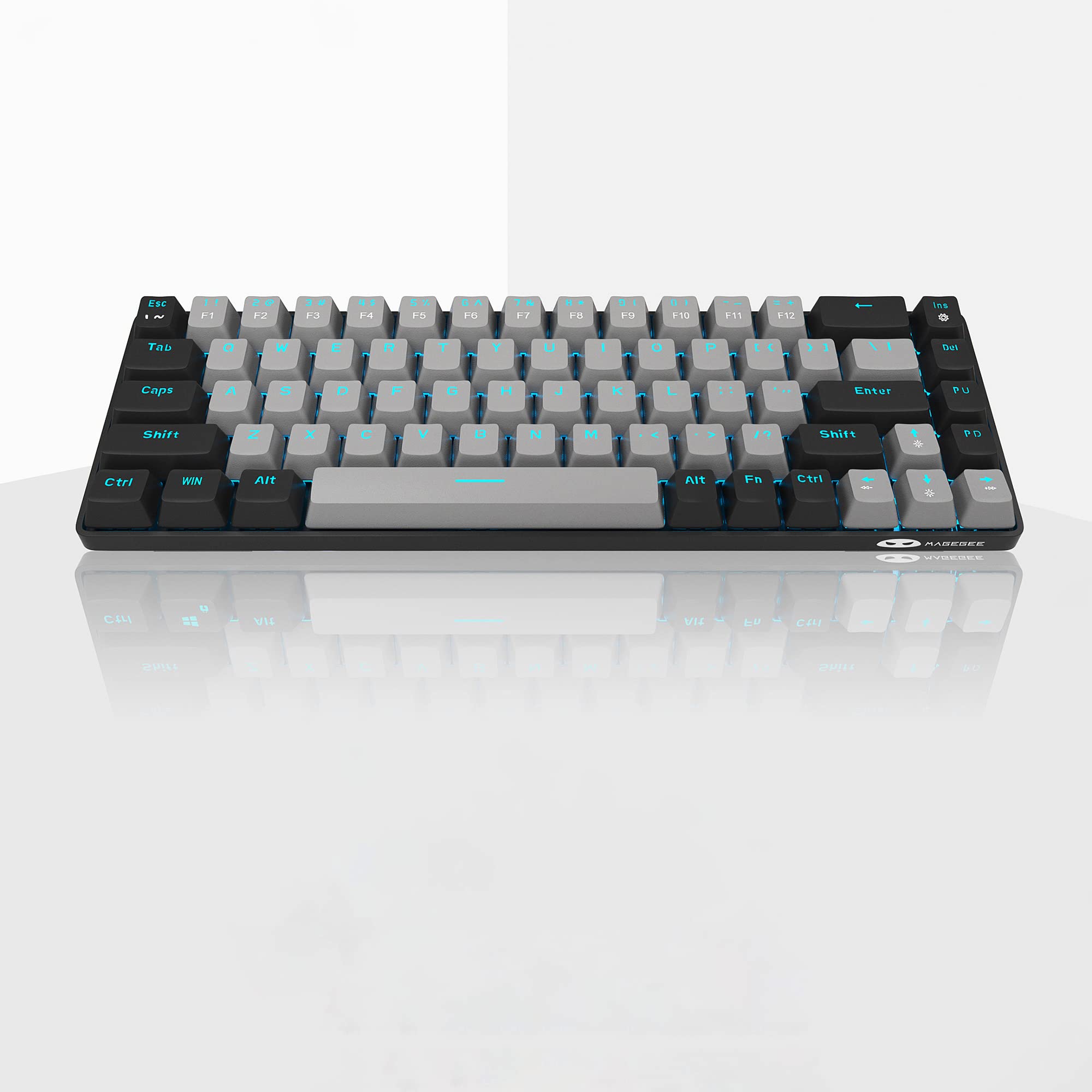 Portable 60 Mechanical Gaming Keyboard, MageGee MKBox LED Backlit