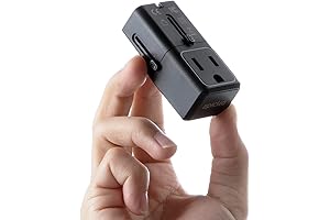 EPICKA Universal Travel Adapter, Mini International Power Adapter Wall Charger, Pocket Size...