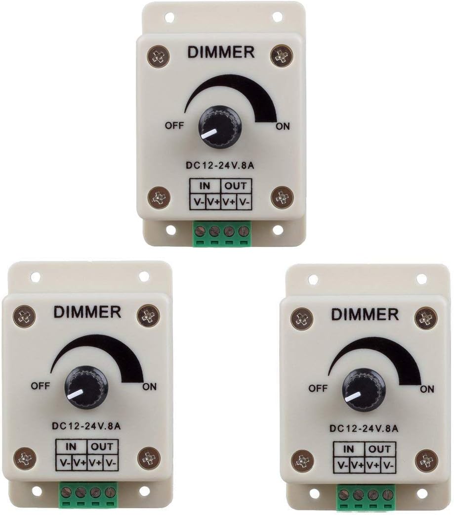 2 Dimmer LED DC 0/1-10V - Controller Rotativo PWM, Per Driver Dimmerabili, Regolazione 0-100% - Foto 2
