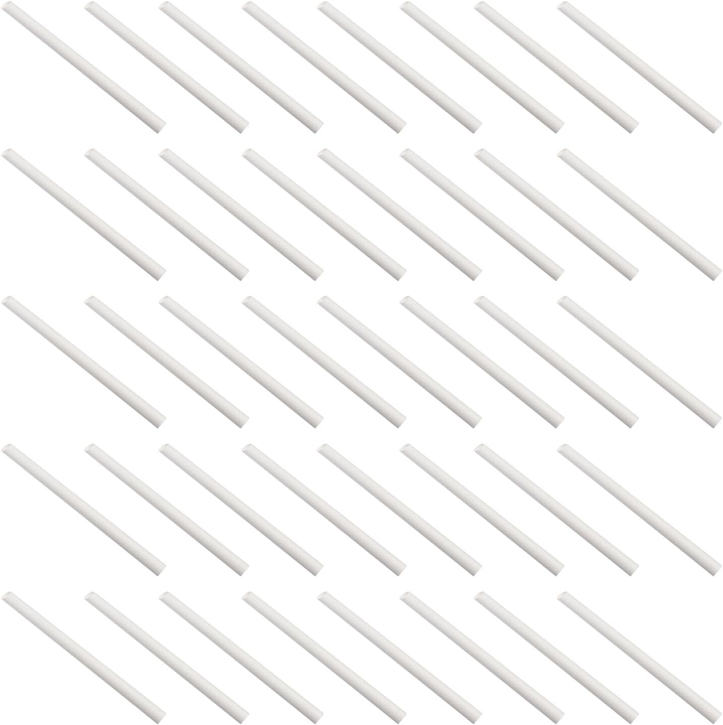 Disposable Paper Straws 100pcs Independent Pack 12x200mm Pulp Drinking Straws for Milk Tea Juice Party Use