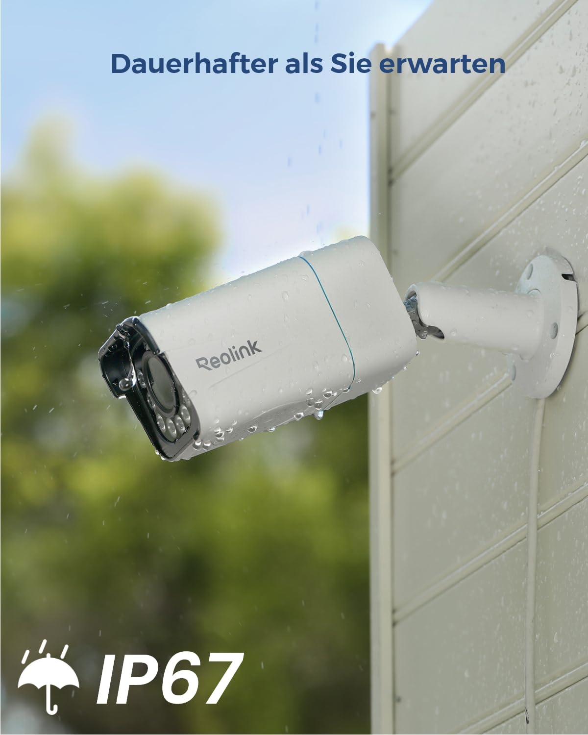 Reolink 4K Smarte PoE IP Kamera Outdoor mit Personen-/Autoerkennung, 5X optischer Zoom Überwachungskamera Aussen, Spotlight, Farbige Nachtsicht, Zwei-Wege-Audio, microSD Kartensteckplatz, RLC-811A
