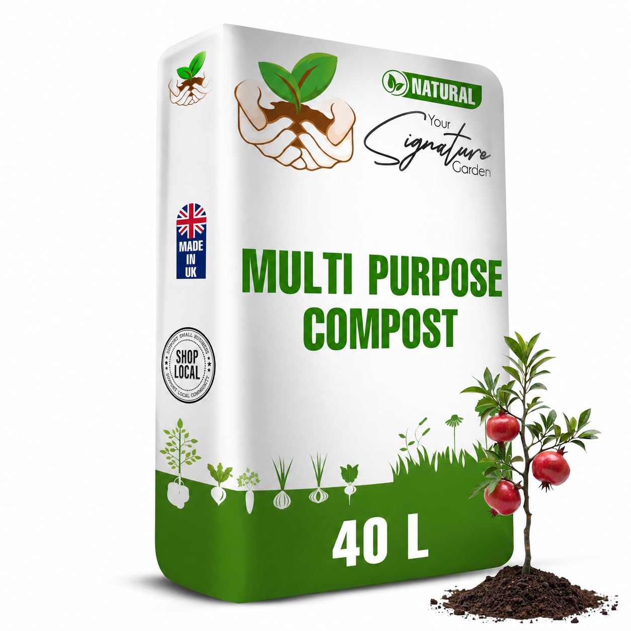 Laeto Multi Purpose Compost 240L, Potting Soil for Garden House Plant Mix