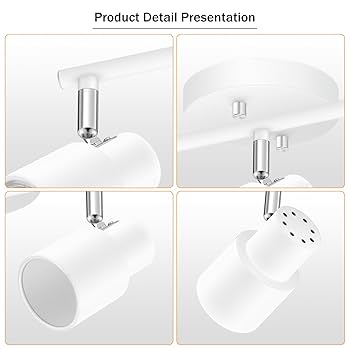 TaFiCo Black 3 Way Round Ceiling Spotlight Fitting U2013 Adjustable LED Ceiling Light Fixture GU10 U2013 Rotatable Indoor Ceiling Spotlight For Kitchen Bedroom Living Room Hallway U2013 Bulb Not Included