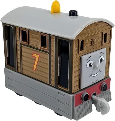 Thomas & Friends Fisher-Price Toby Metal Diecast, All Engines Go, Tren de juguete para niños en edad preescolar a partir de 3 años, HTN28