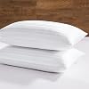 downluxe Goose Down Pillows - Hotel Collection Feather Pillows Set of 2 for Back, Stomach or Side Sleepers, King Size 20x36