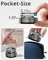 Vista 7 de UBeesize 2025 Upgraded 360° Magsafe Vacuum Magnetic Car Phone Holder [108+LBS Strongest Suction&3000gf Dual-Lock Nano Gel] Dashboard & Windshield