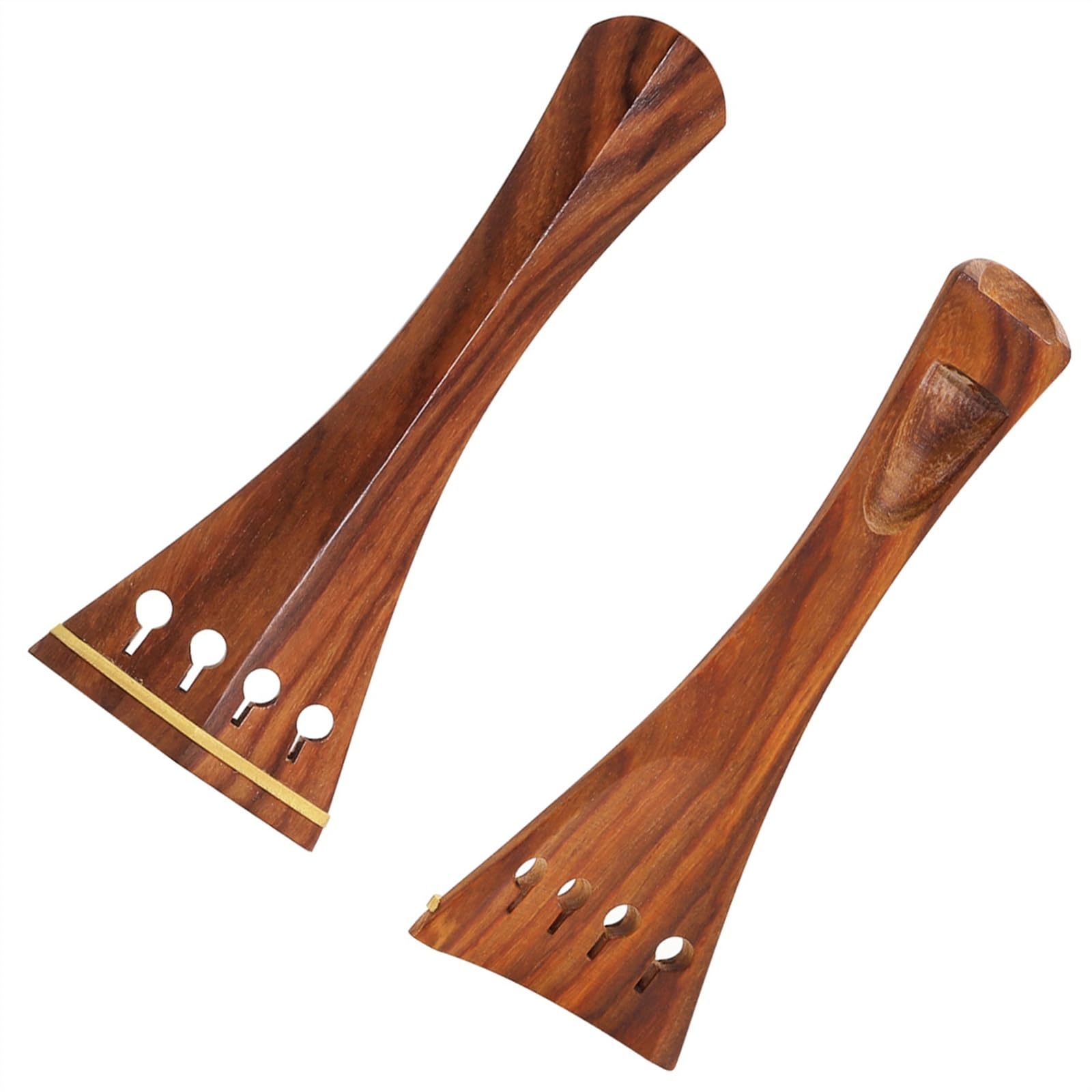 Violinen 4/4 Violine Holz Zubehör Vier Stück Set Wange Rest Pull String Board Schwanz Nagel Peg Welle Violine Instrument Zubehör Geigenzubehör