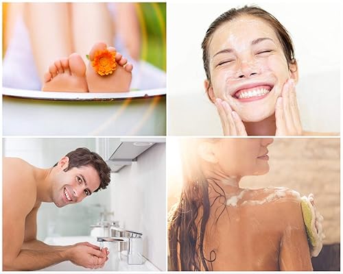 Miniatura 9 de Barra de jabón de cúrcuma (paquete de 6) para cuerpo y cara hecha con ingredientes naturales y orgánicos. Jabón suave, para todo tipo de piel,