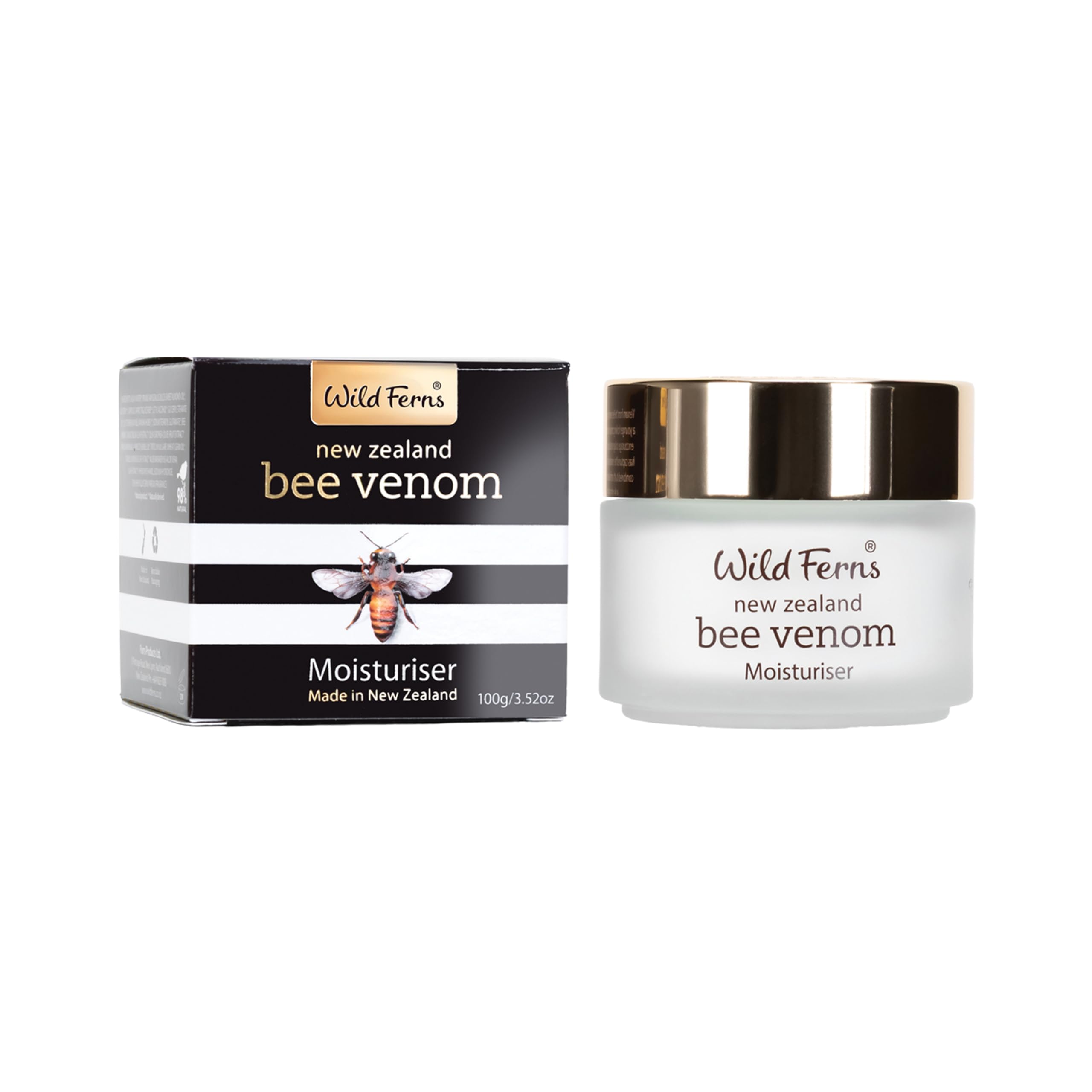 Wild Ferns New Zealand Bee Venom Moisturizer with Active Manuka Honey