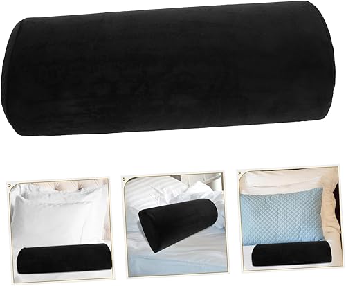 Miniatura 9 de MAGICLULU Almohada ergonómica desmontable de soporte lumbar media redonda para piernas, cojín de espuma viscoelástica para piernas para viajes,