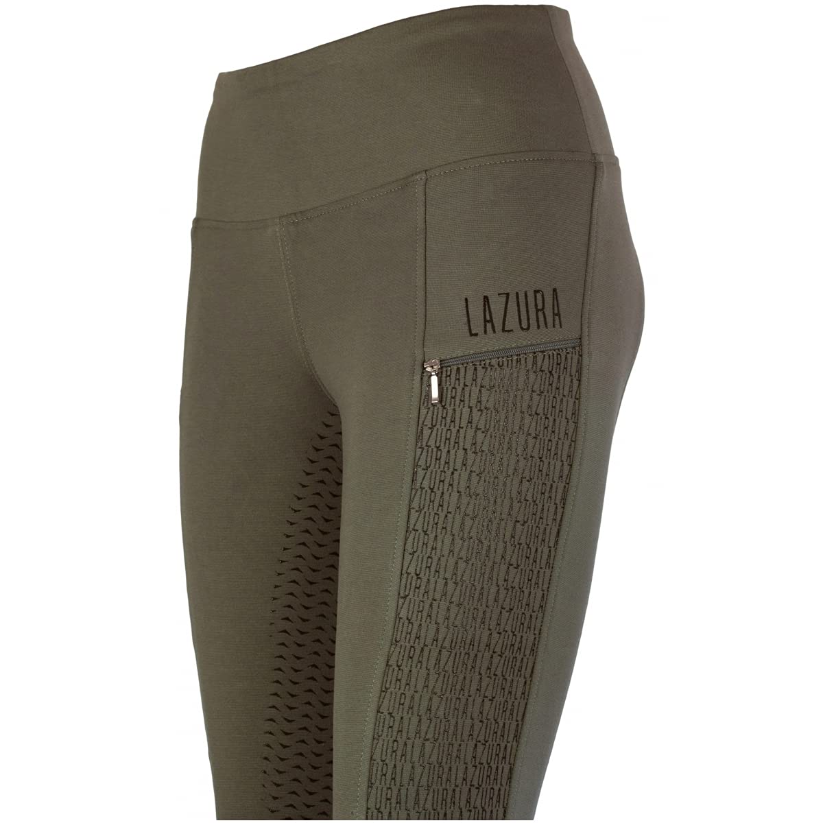 Lazura - Damen Reitleggings Silikon Vollbesatz Diana
