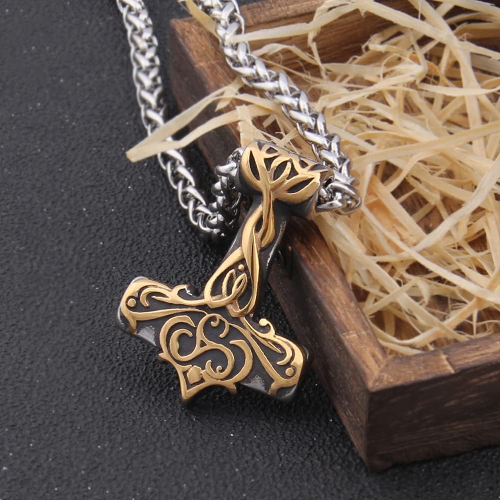Gold viking necklace Clearance