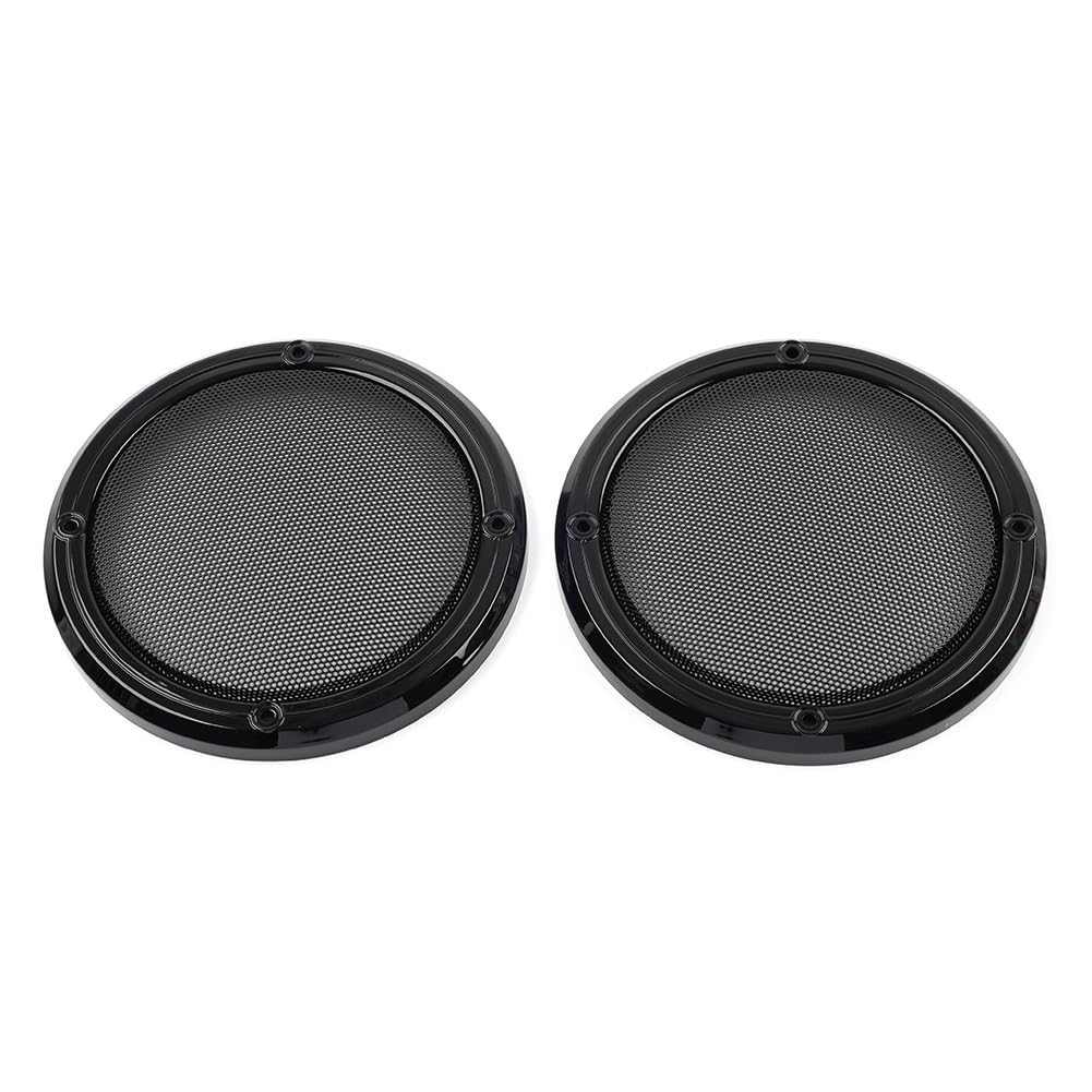 Liru Rear Speaker Fairing Grill Cover Mesh Trim Black ABS for Harley Road Glide Ultra FLHTK/L 2016-2019 Motorbike