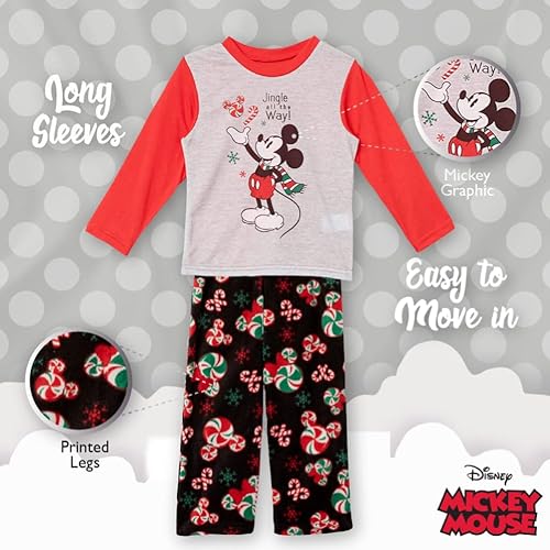 Miniatura 4 de Disney Men Mickey Mouse 2-Piece Loose-Fit Pajamas Set