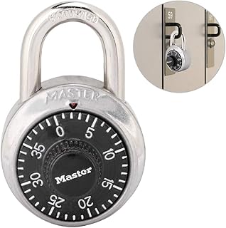 Digit Combination Code Padlock, Round Dial Rotary Digit Code Combination Padlock Round Security Lock for Luggage Suitcase Bicycle Suitcase Drawer Cabinet