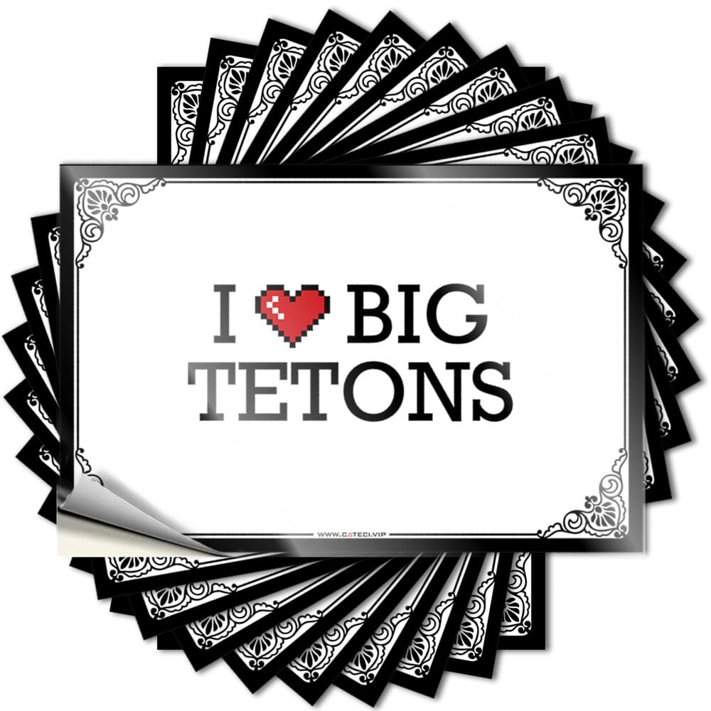 Cool Bumper Bumper | I Love Big Tetons Reading for Best Decor(8X12CM)