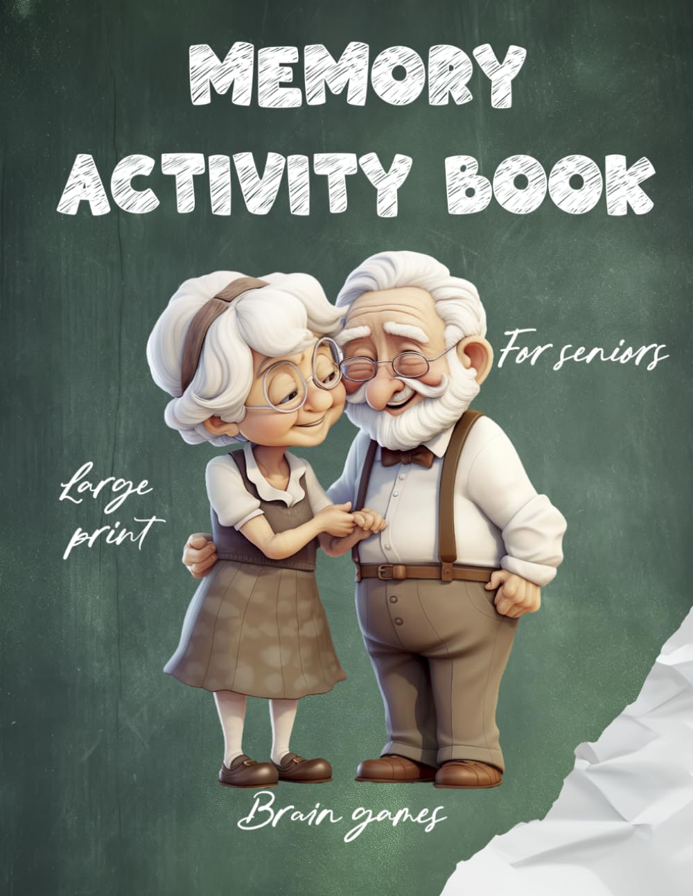 Memory activity book for seniors | Improves cognitive function | Fun & Relaxing | Dementia, Alzheimer, Parkinson, Aphasia (Activity books for seniors)