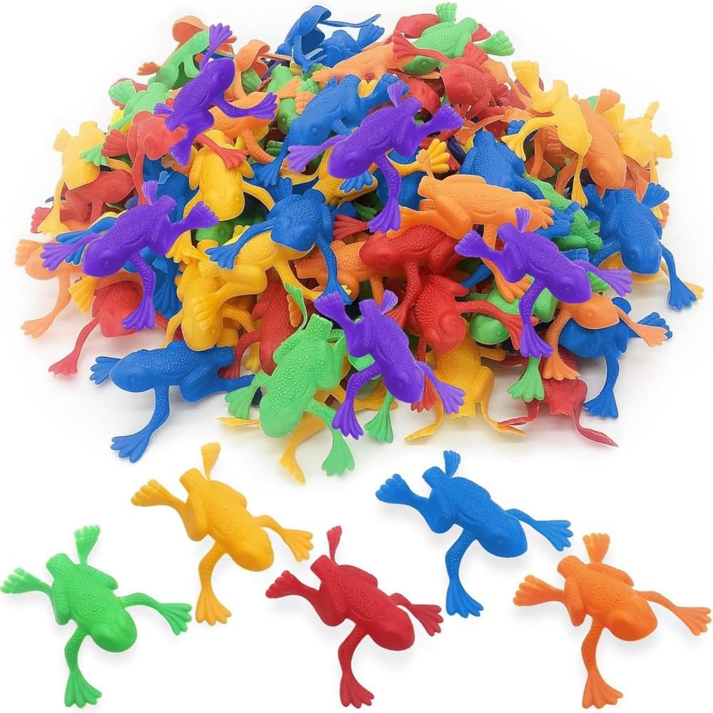 Amazon.com: Fun Express - Mini Plastic Jumping Frogs (2