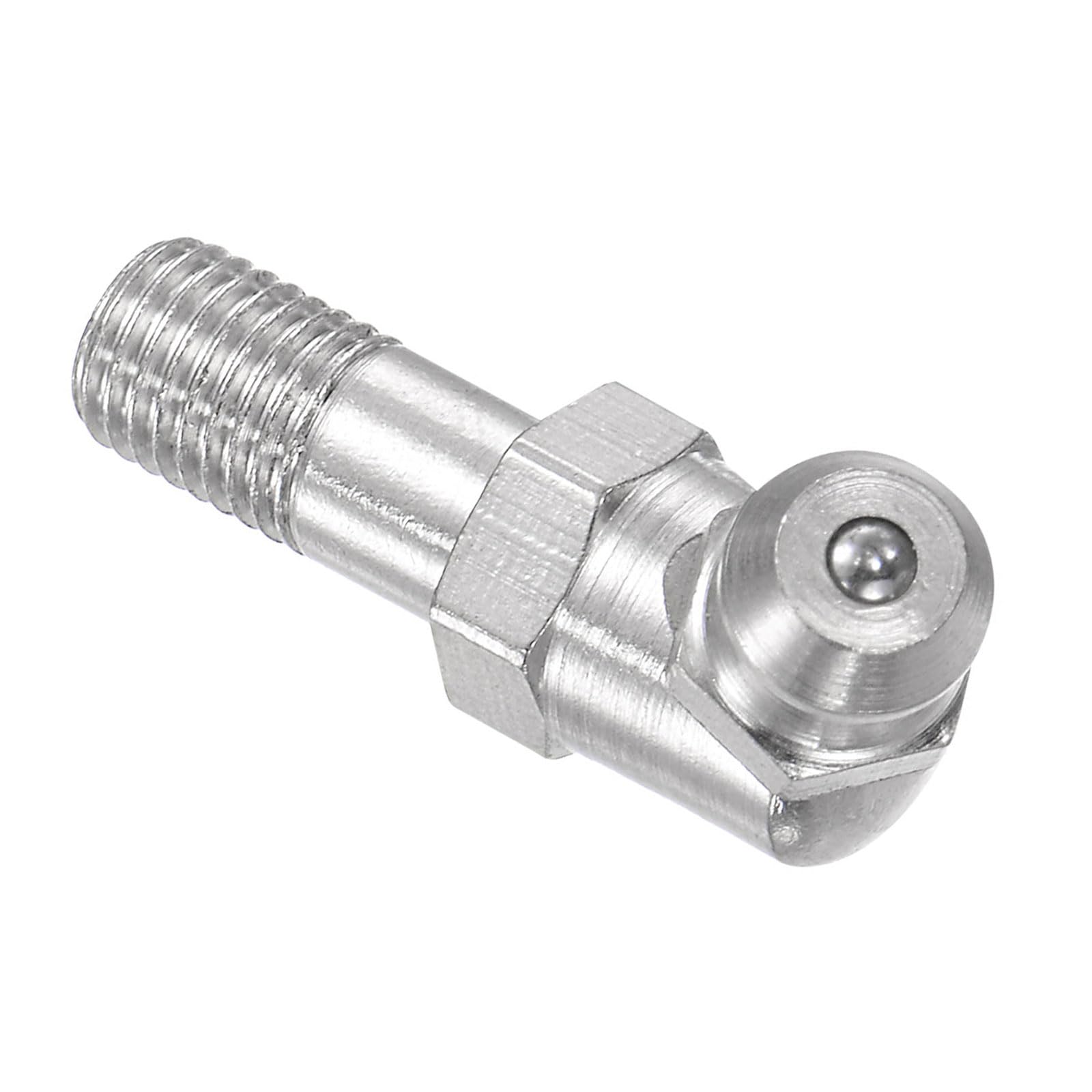 CoCud Nickel Plated Brass Straight Grease Fitting, | M6x0.75mm