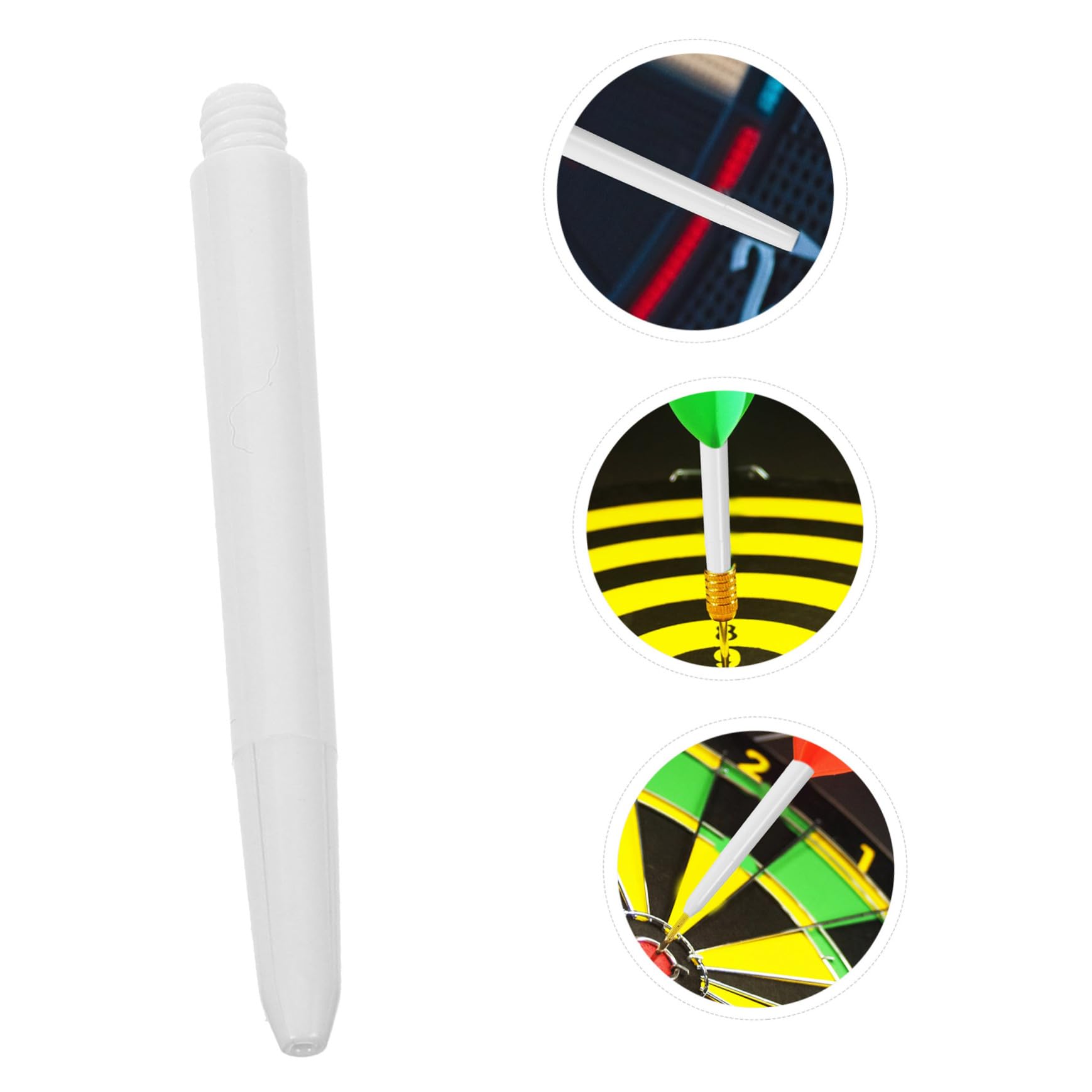 BCOATH Accessories 50pcs Nylon Shafts Threaded Design for Replacement and Long-Lasting Use