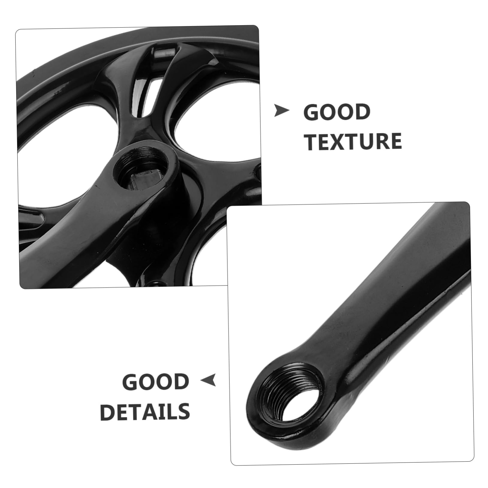 Set Pedivelle Guarnitura Bici Single Speed 48 Denti in Ferro Catena Antiscivolo 170 Mm per Mountain Bike e Bici Pieghevoli, Resistente e Leggera per Ciclisti Principianti e Professionisti