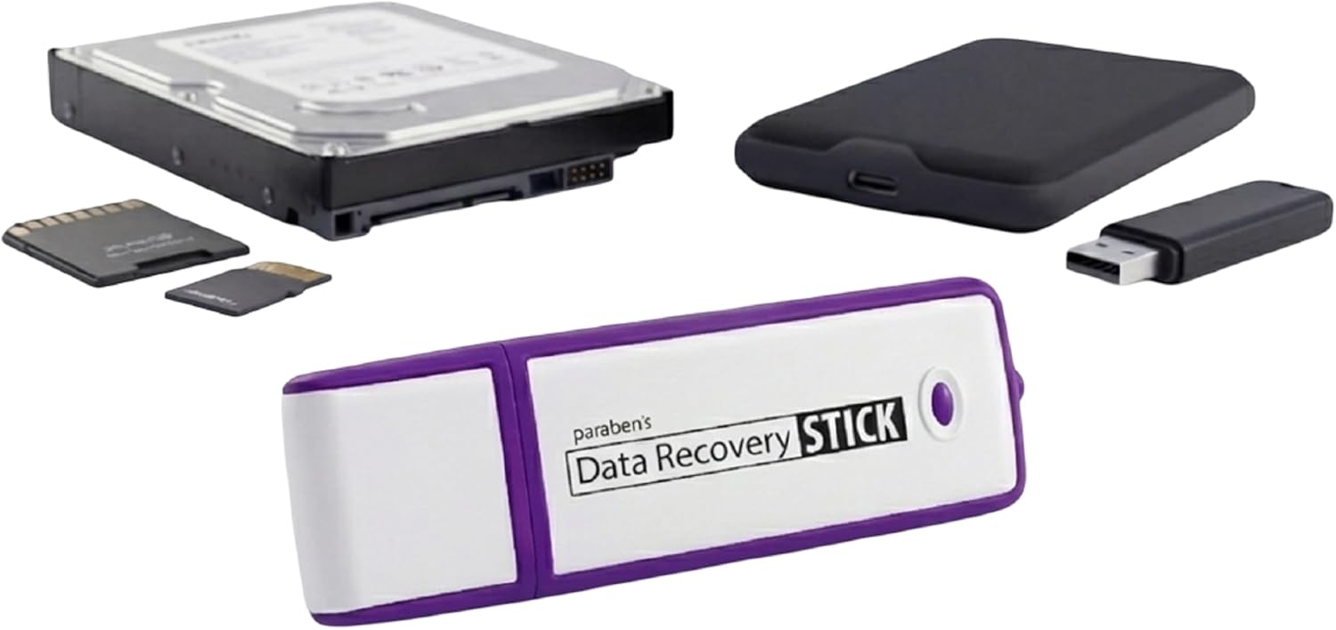Data Recovery Stick - Recover Deleted Files from Windows Computers and Storage Devices