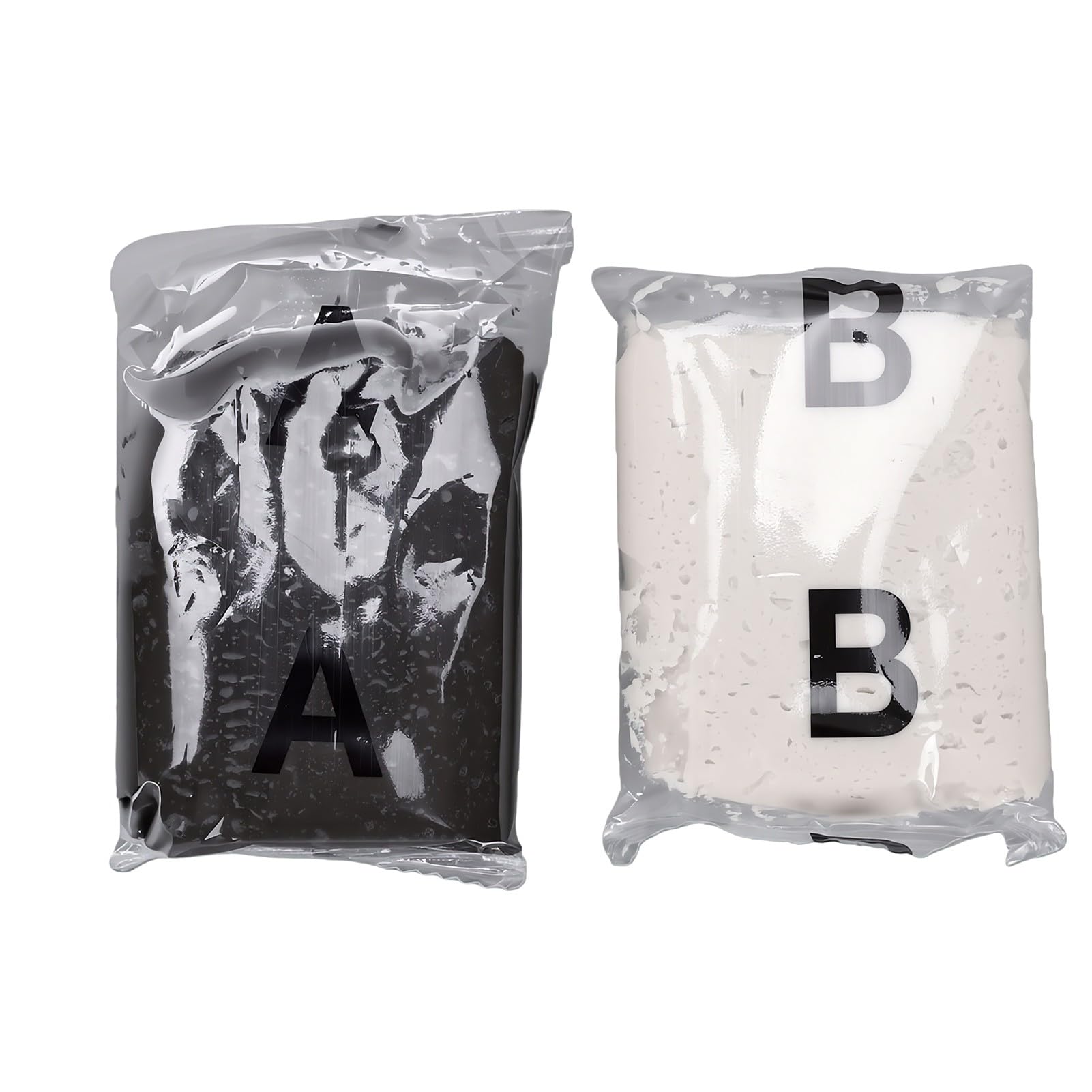 Qcwwy Arcilla Autoendurecible de 2 Partes, 1 Kg, Compuesto para Esculpir, Impermeable, No Encoge, Antigrietas, para Reparación de Esculturas, Joyas, Acuarios, Manualidades y Uso de Pasatiempos