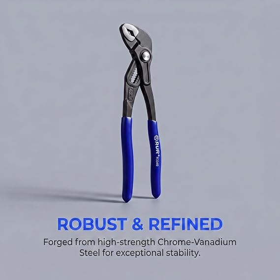 VINSPIRE Water Pump Pliers, 185mm Pipe Grips, Quick Adjust 60mm Jaw