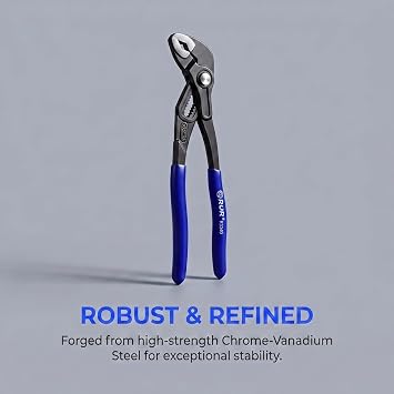 VINSPIRE Water Pump Pliers, 185mm Pipe Grips, Quick Adjust 60mm Jaw