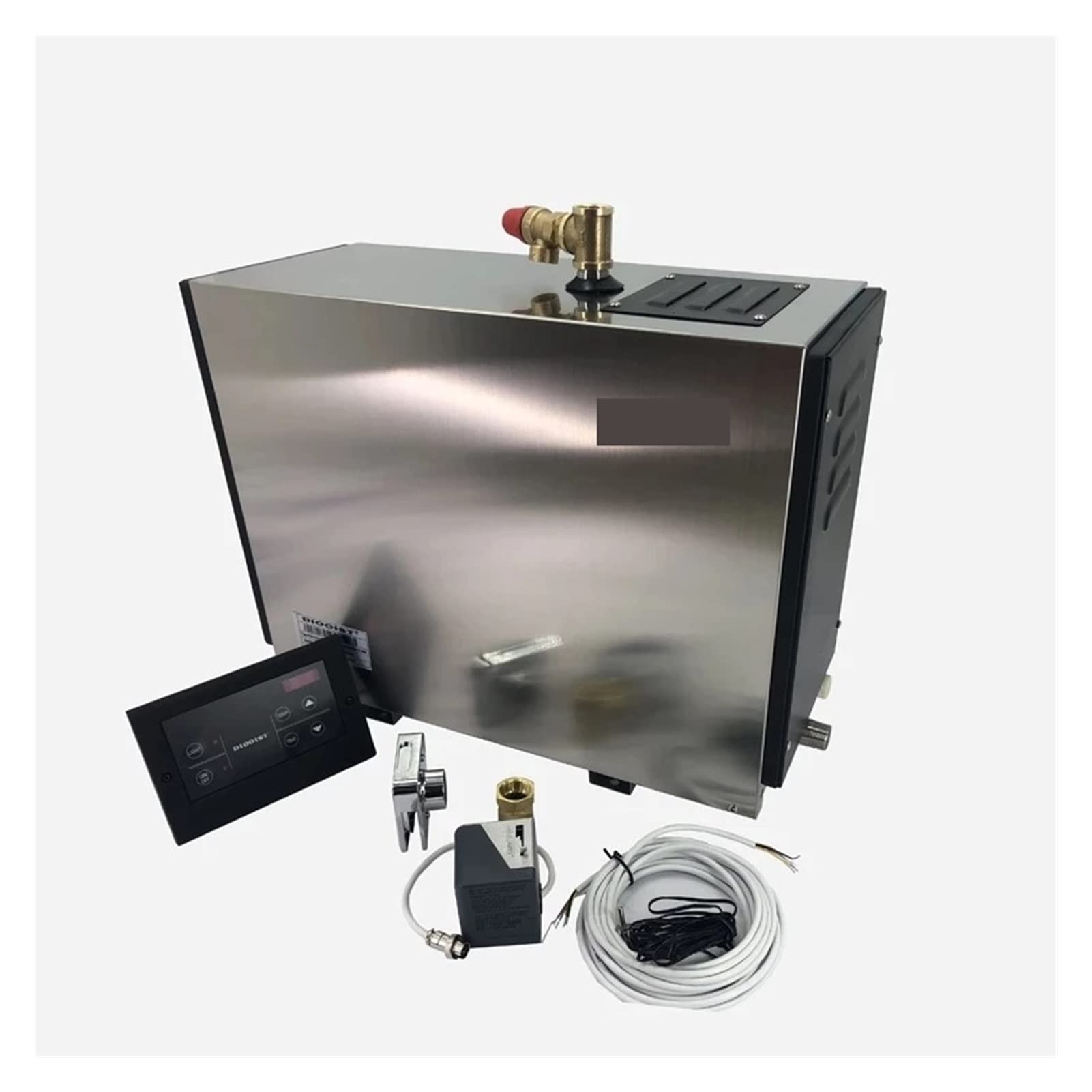 Generador de vapor autodenador comercial Sauna Baño spa con control impermeable y drenaje automático Potente, semplice(6kw)