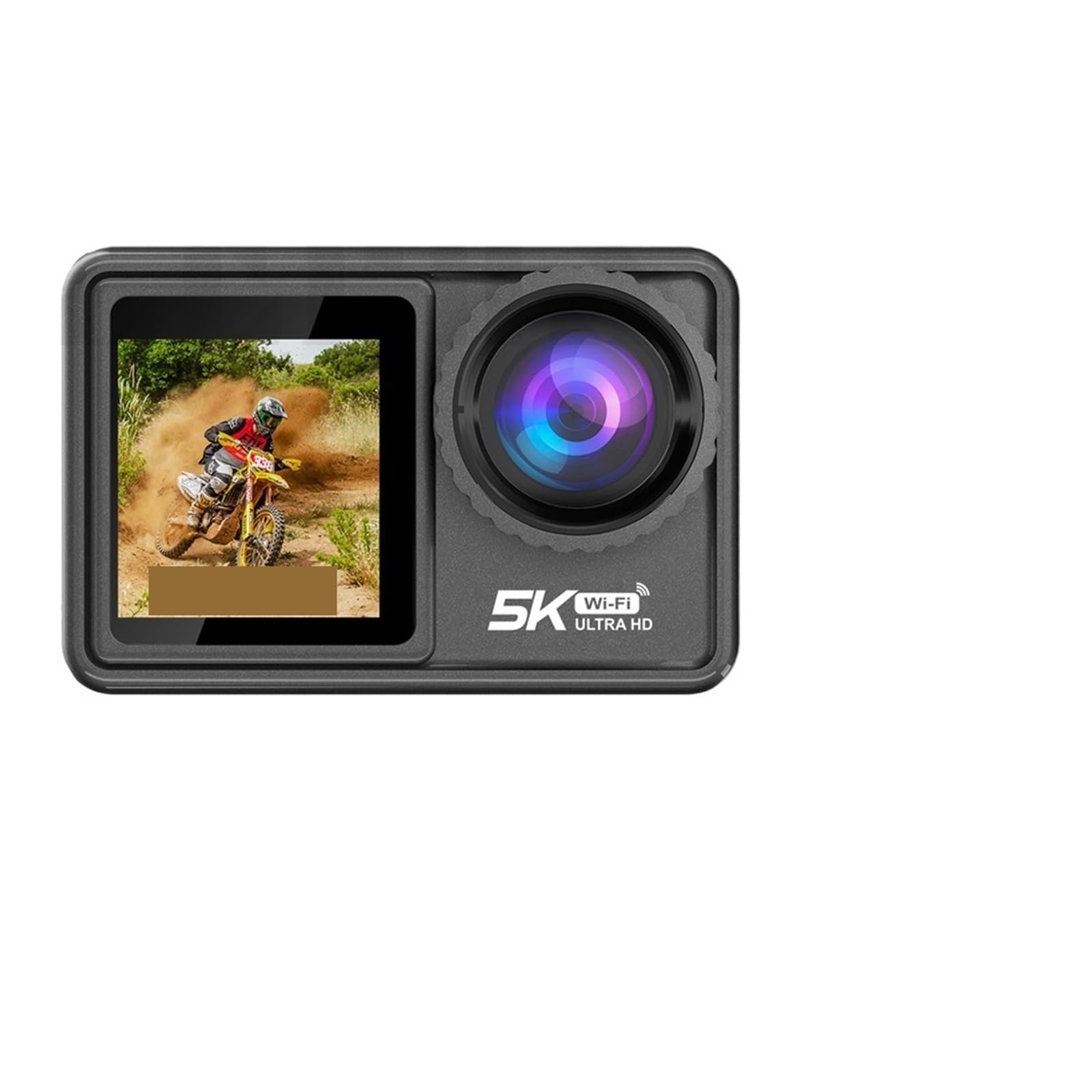 Kamera akcji 5K 4K 60FPS wymienny obiektyw 48MP Zoom elektroniczny aparat stabilizujący WiFi kamera do vloga Z łatwością Uchwyć Wspaniałe Chwile(32GB,Action Camera 5K F)