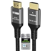 Ubluker 10K 8K 4K Cavo HDMI 48Gbps 5M, Certificato Velocità Ultra Elevata HDMI® Cavi