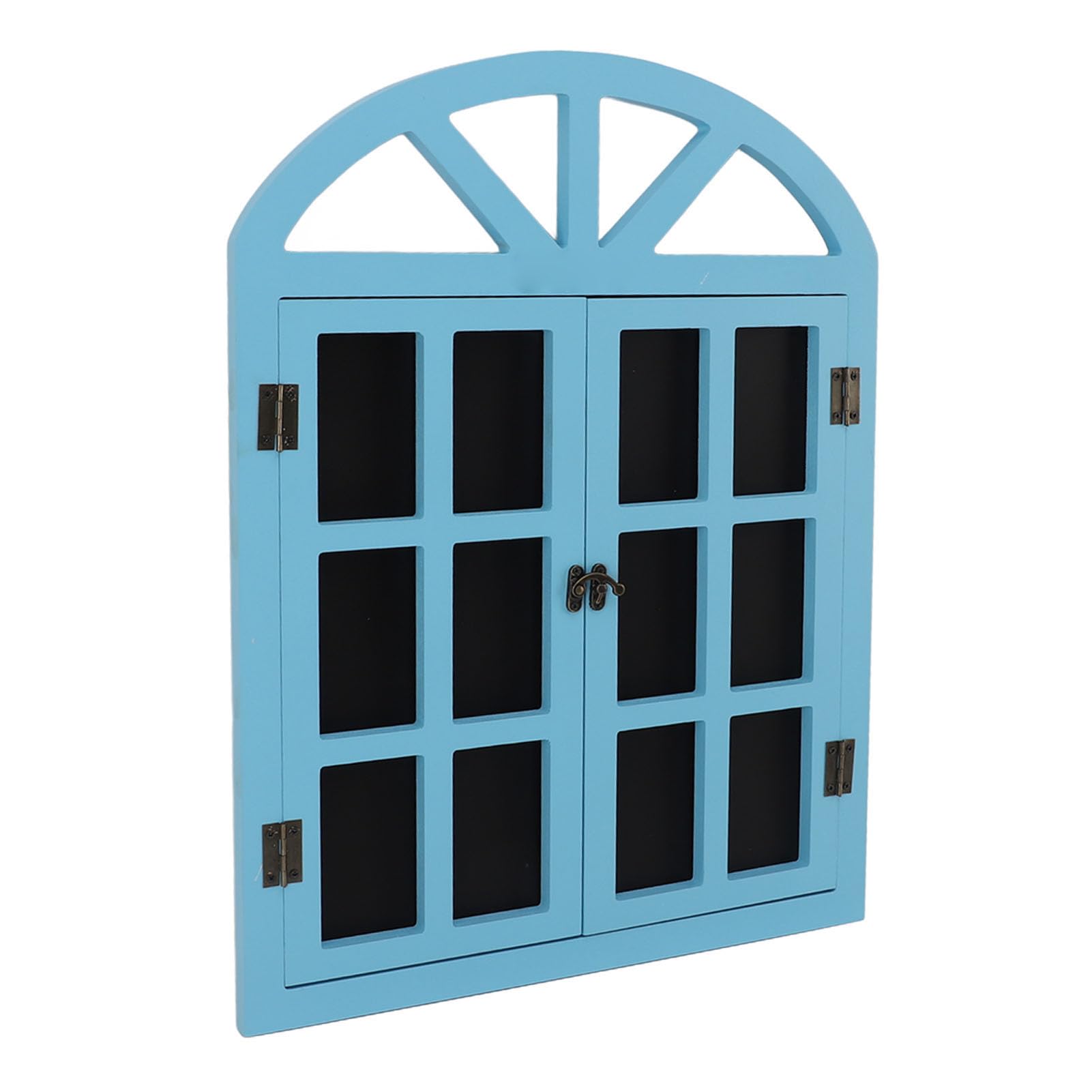 Letrero, tablero de mensajes, tablero de letras, ventana falsa, pizarra de tiza, cartel, pizarra negra, cartel, decoración versátil, fácil de colgar, tablero de mensajes para (azul)