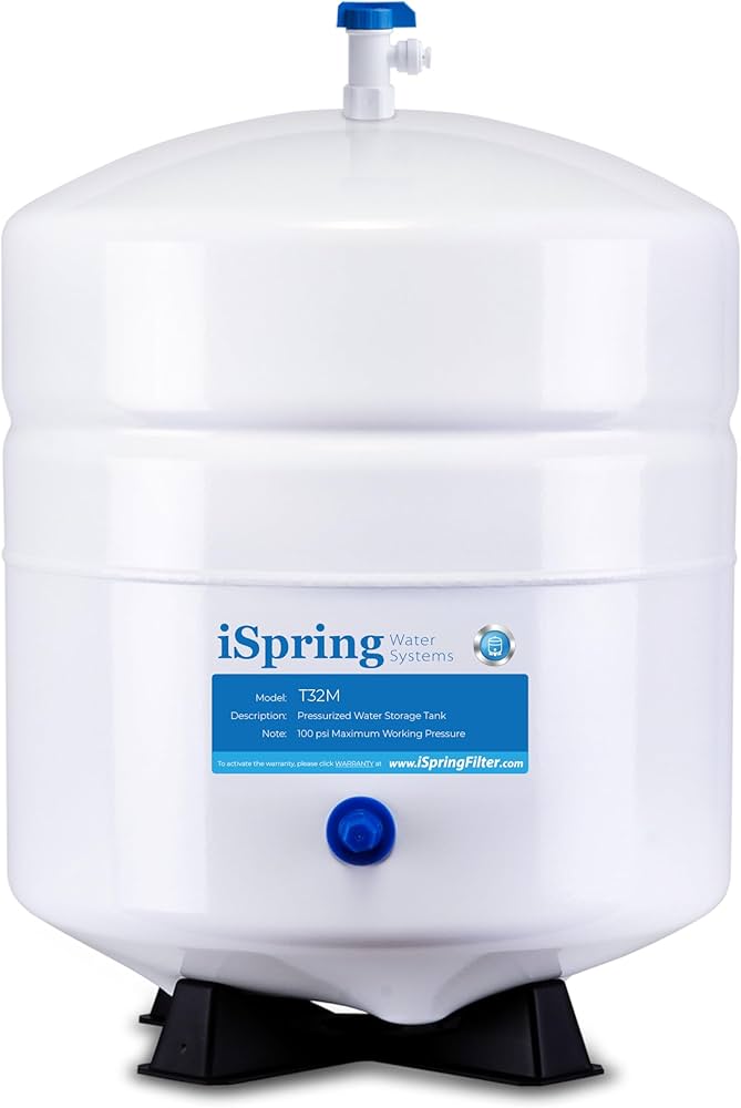 Amazon | iSpring 123Filter 逆浸透膜 RO貯水タンク 12.096リットル