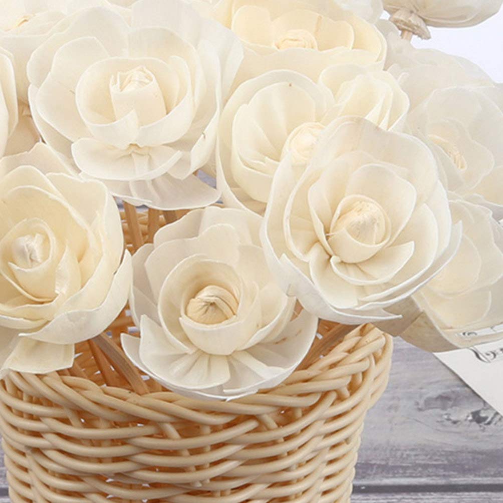 Healifty 5 Pack Rattan Stick Aroma Diffuser Scent Diffuser Essential Oil Sticks for Home Decor Random Style