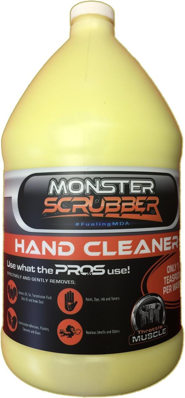 TM7627 - Monster Scrubber Industrial Hand Cleaner Natural Mineral Scrubbers with Moisturizer 1 Gallon
