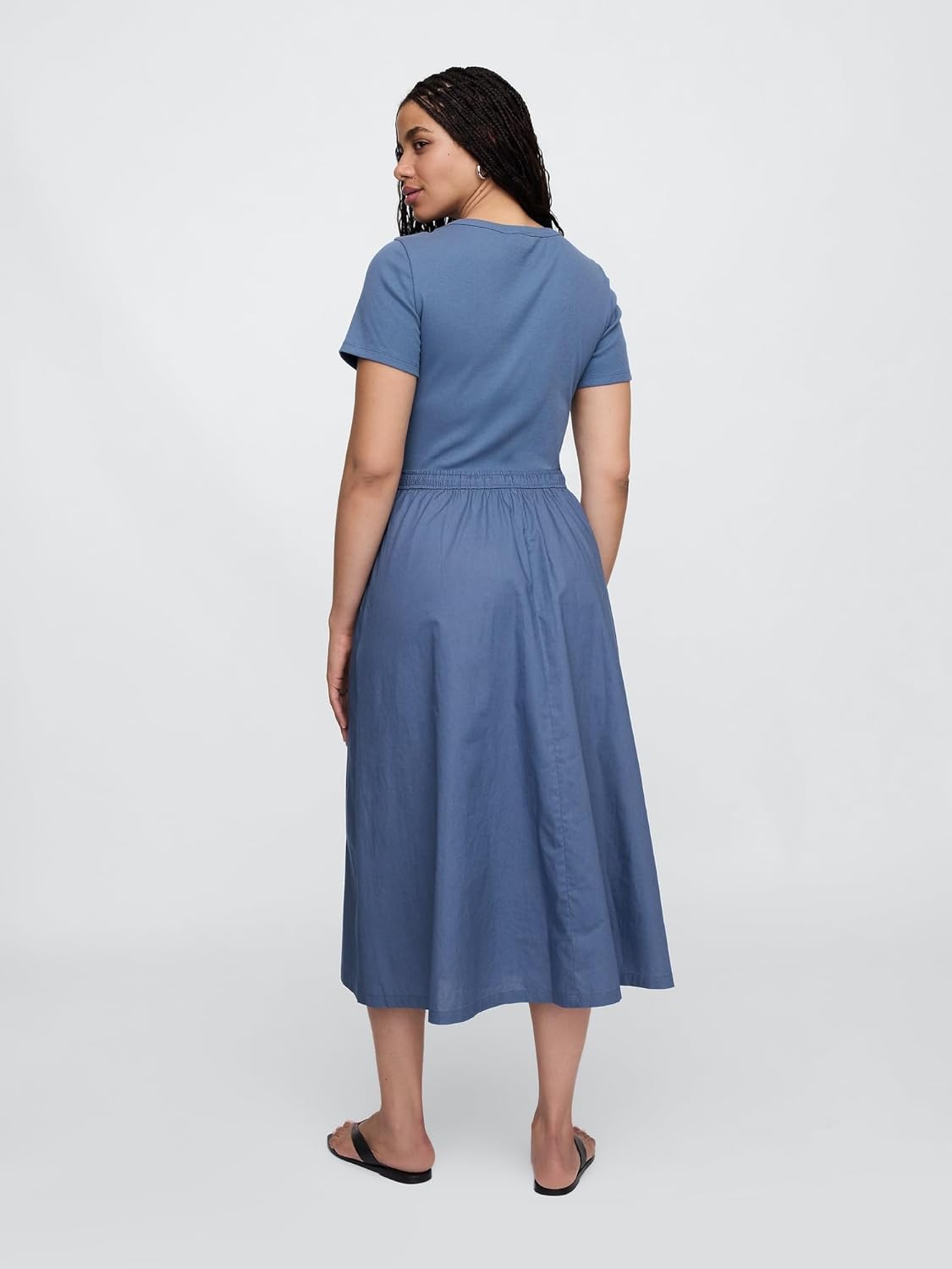 Gap Womens Scoop Neck Midi Dress - Image 5